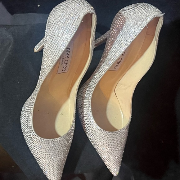 JIMMY CHOO- stilettos-  Swarovski Crystals - Cinderella has entered the building - Picture 6 of 8